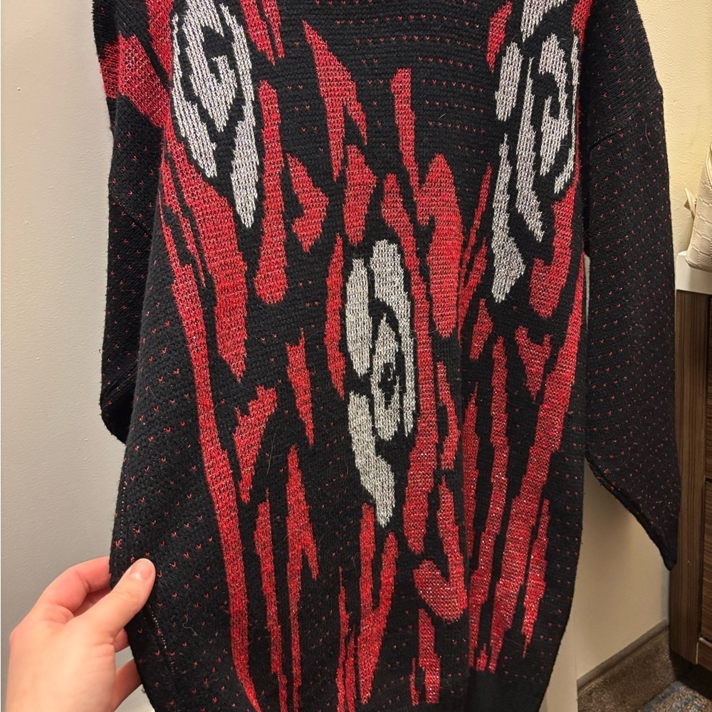 Ellen-D Kollection Vintage Abstract Pattern Sweater - Picture 4 of 9